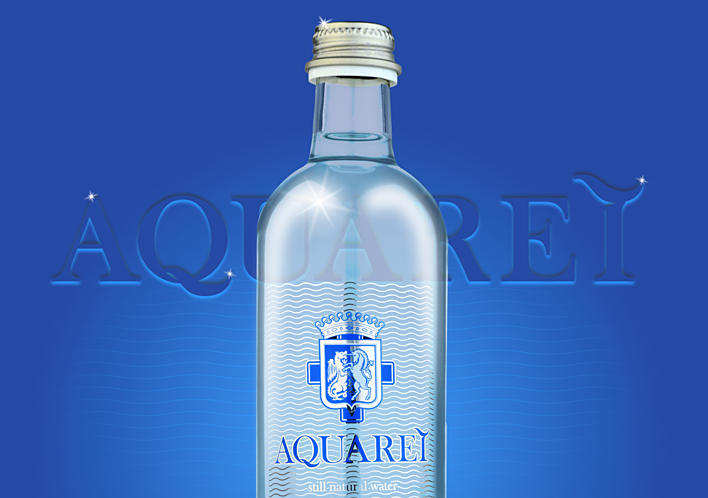Промо-сайт для продукта <span>Aquarei - премиальная артезианская вода</span>
